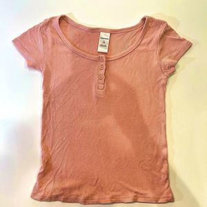 Girls Size 7-8 Ribbed T-Shirt